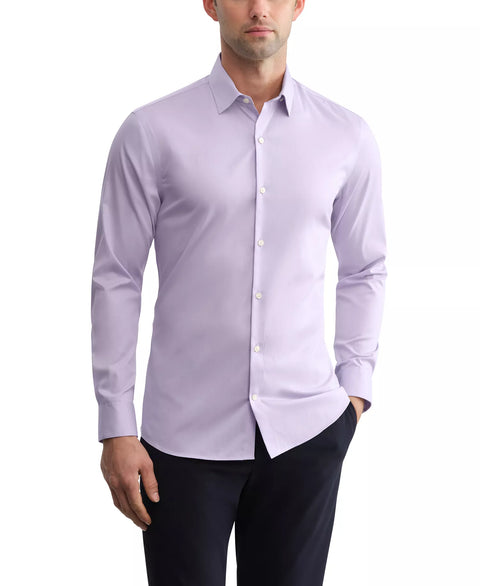 Calvin Klein Men's Light Purple Extra Slim Fit Stretch Shirt | Calvin Klein In Lebanon