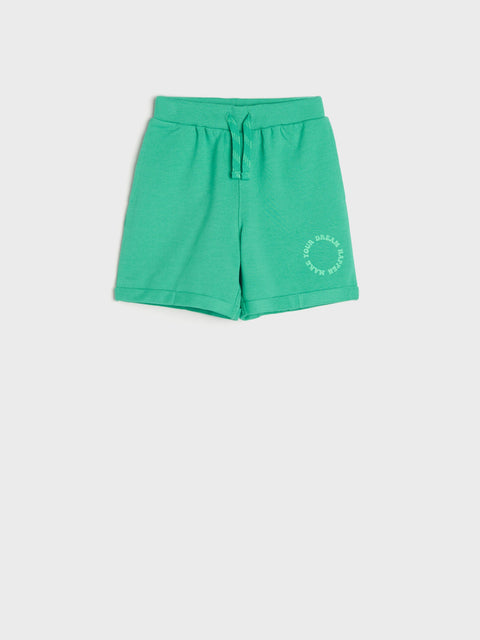 Sinsay Boy's Green Short With Decorative Print | Sinsay In Lebanon