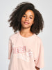 Sinsay Girl's Dusty Pink T-Shirt With Slogan  | Sinsay In Lebanon