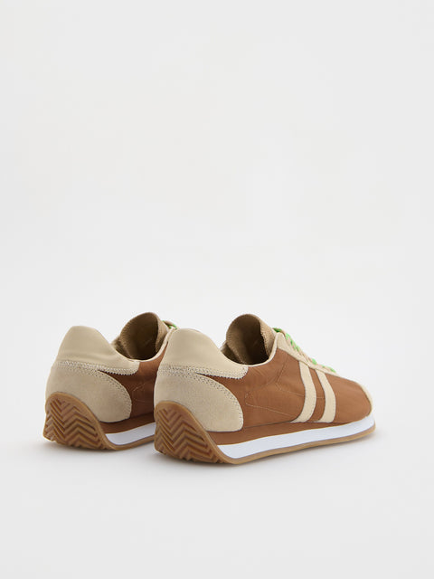 Reserved Men's Brown & Beige Classic Sneakers | Reserved In Lebanon