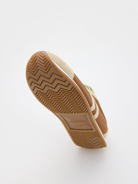 Reserved Men's Brown & Beige Classic Sneakers | Reserved In Lebanon