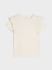 Sinsay girls off white t-shirt AYA