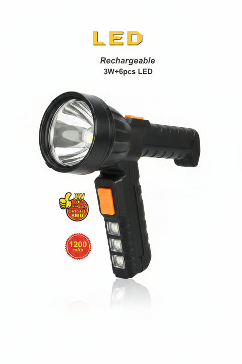 Lep Rechargeable 3W+6Pcs Led| Rechargeable  In Lebanon