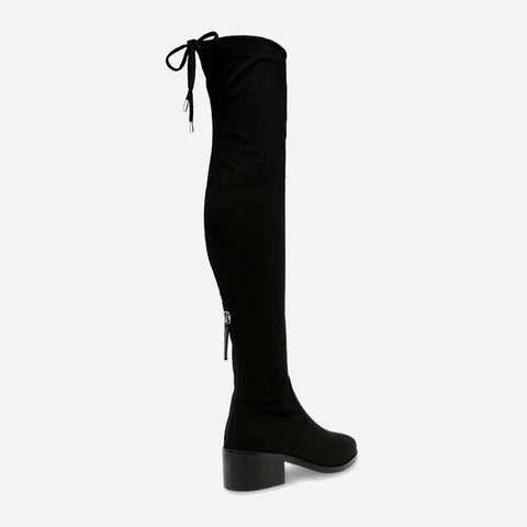 Steve Madden Women's Black Microsuede Salvage Boots | Steve Madden in Lebanon