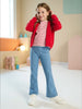 Sinsay GIRLS blue flare pant AYA