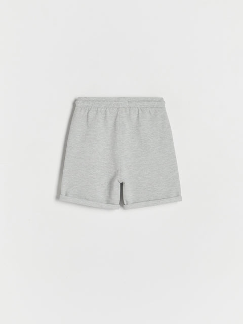 Reserved Baby Boy's Light Grey Cotton Shorts With A Pocket | Reserved In Lebanon