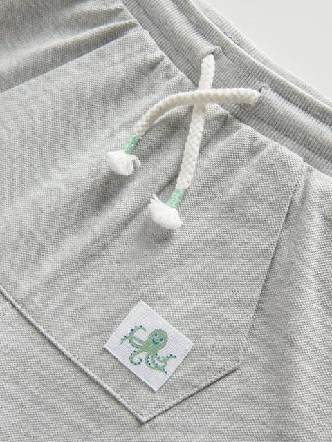 Reserved Baby Boy's Light Grey Cotton Shorts With A Pocket | Reserved In Lebanon