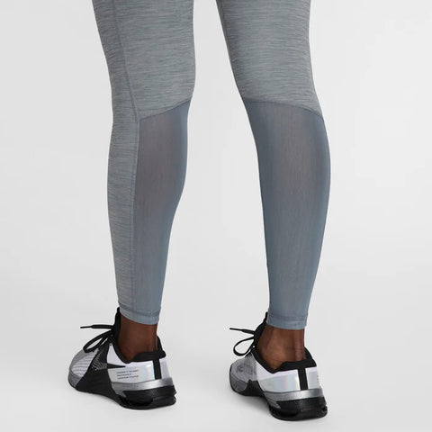 Nike Women's Grey Mid-Rise Mesh-Panelled Leggings | Nike In Lebanon