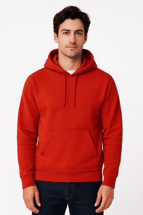 ComfortWash By Hanes Men's Solar Orange Garment Dyed Fleece Hoodie | Hanes In Lebanon