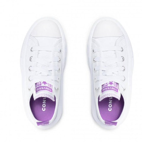 Converse Kids Unisex Purple & White Chuck Taylor Move OX Sneakers | Converse In Lebanon