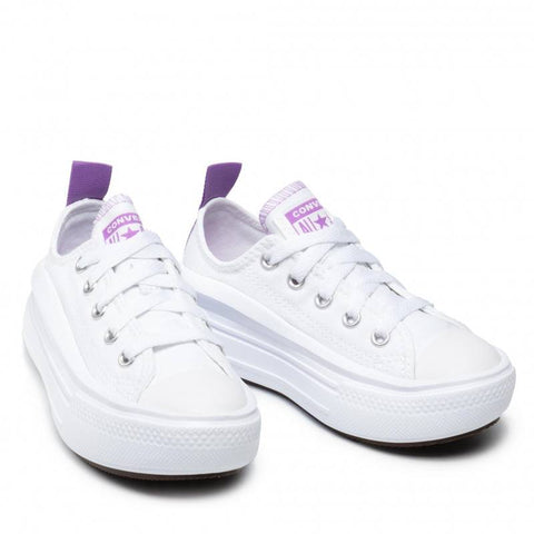 Converse Kids Unisex Purple & White Chuck Taylor Move OX Sneakers | Converse In Lebanon
