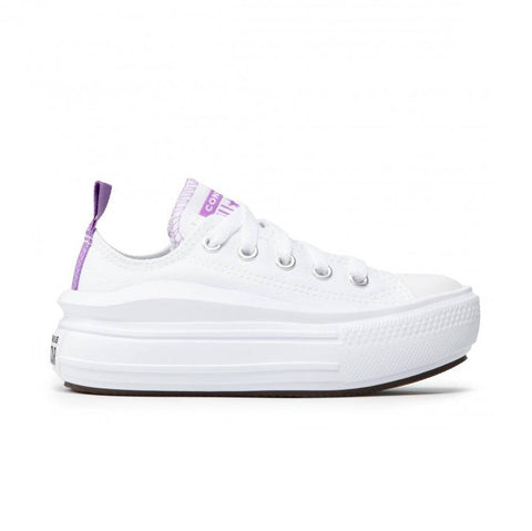 Converse Kids Unisex Purple & White Chuck Taylor Move OX Sneakers | Converse In Lebanon