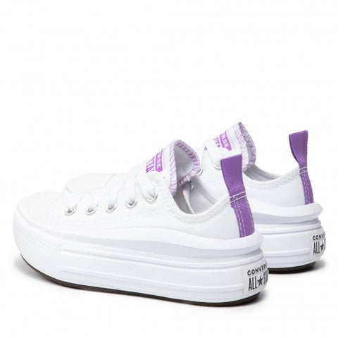 Converse Kids Unisex Purple & White Chuck Taylor Move OX Sneakers | Converse In Lebanon