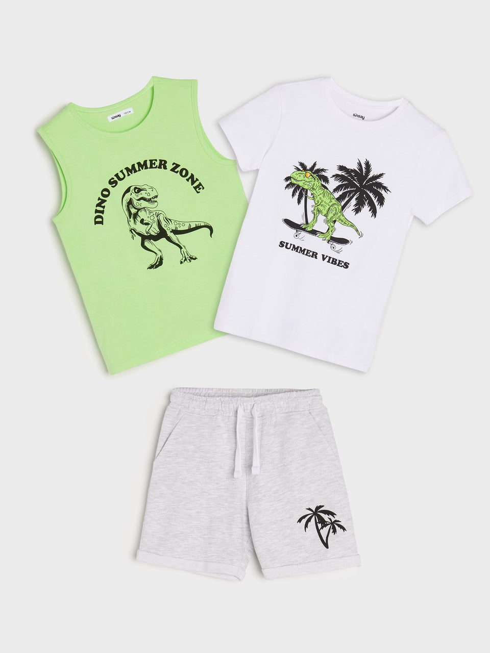 Sinsay Boy's Multicolor 3 Pieces Short Sets