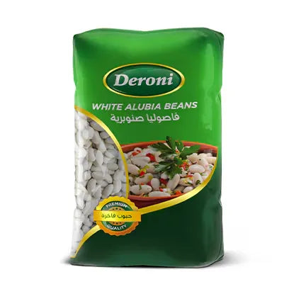 Deroni Alubia White Beans 900g |Deroni  In Lebanon