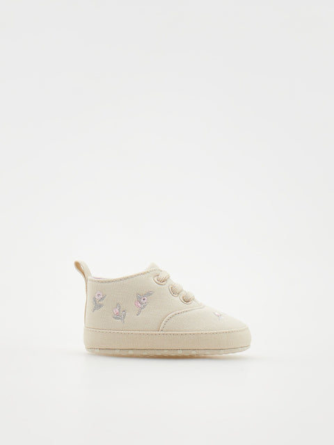 Reserved Baby Girl's Beige Light Weight Sneakers | Reserved In Lebanon