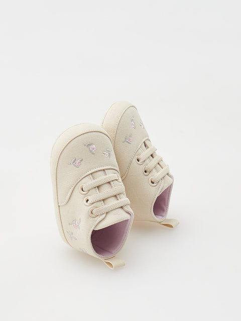 Reserved Baby Girl's Beige Light Weight Sneakers | Reserved In Lebanon