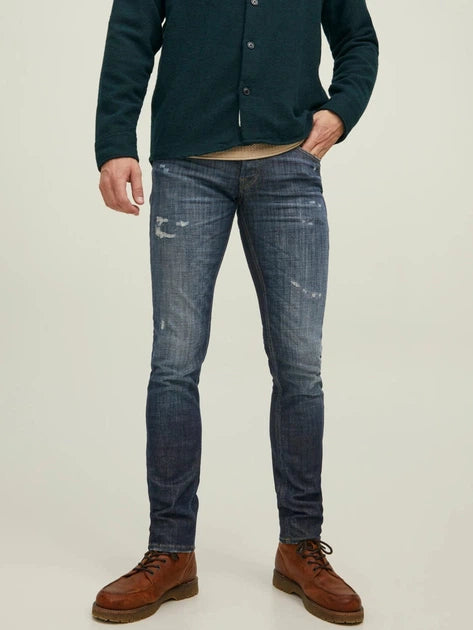 Jack & Jones Men's Dark Blue Skinny Jeans |Jack & Jones In Lebanon