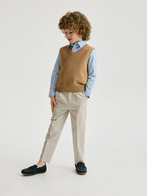 Reserved Baby Boy's Navy Suede Loafers | Reserved In Lebanon