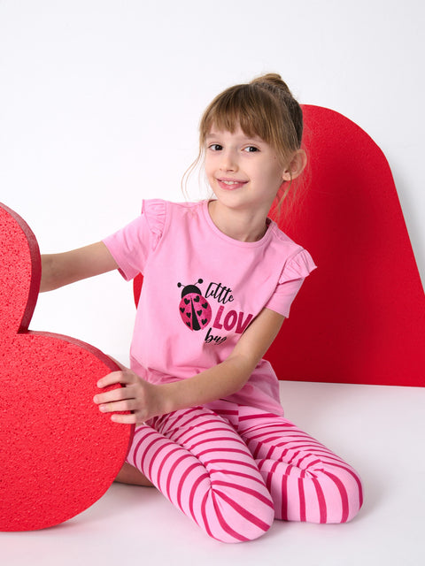 Sinsay Baby Girl's Pink Ladybug Printed T-Shirts 2-Pack | Sinsay In Lebanon