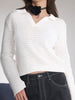 Sinsay Women's White Openwork Detail Sweaters | Sinsay In Lebanon