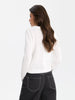 Sinsay Women's White Openwork Detail Sweaters | Sinsay In Lebanon
