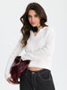 Sinsay Women's White Openwork Detail Sweaters | Sinsay In Lebanon