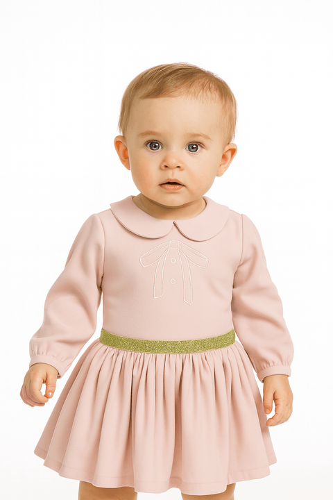 Boboli Baby Girl Pink Dress | Boboli In Lebanon