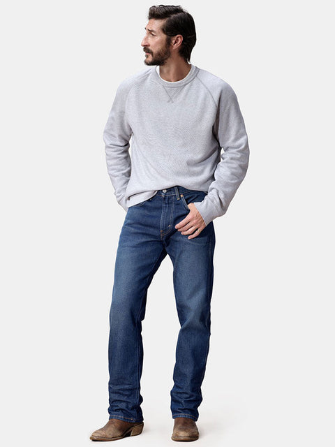 Levi’s Men's Blue Western Fit Stretch Straight Leg Jeans |Levi’s  in Lebanon