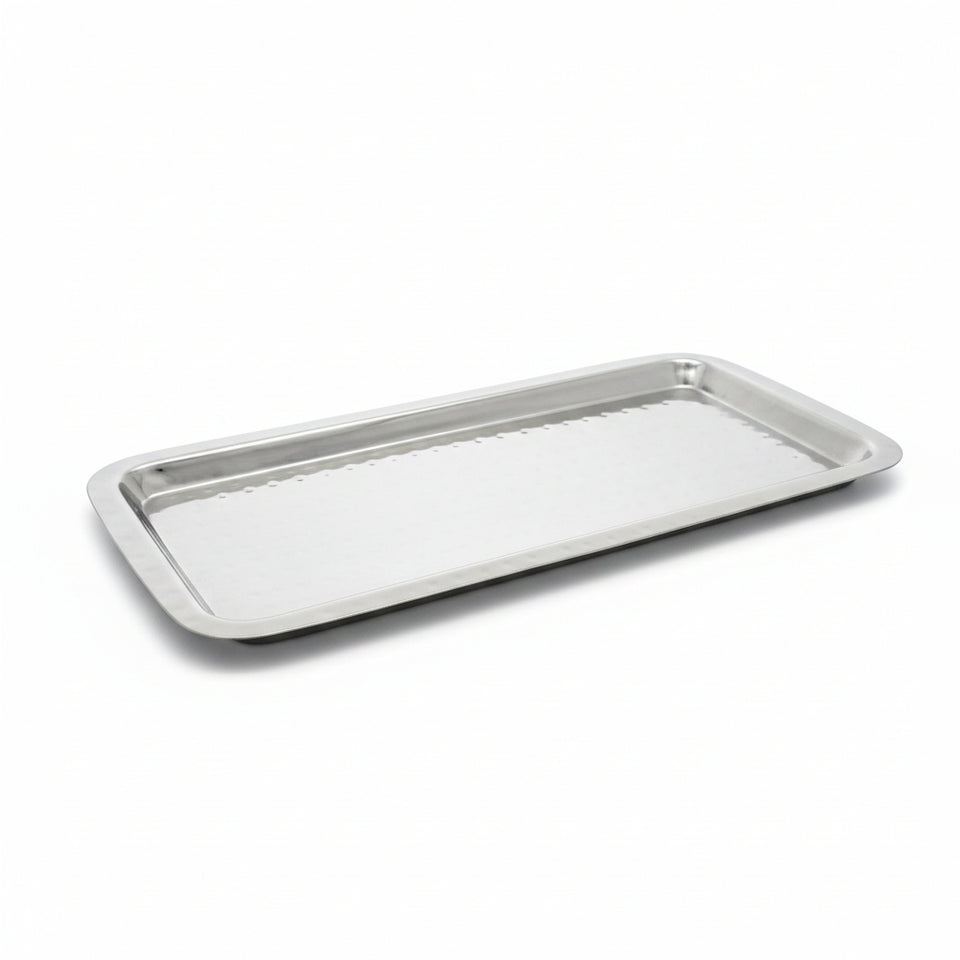 Lucky Tiger Hammered Rectangular Tray 34.5cm x 15.5 cm (HMRCT)