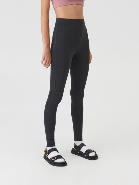 Sinsay Women's Dark Gray Washed Effect Basic Legging|Sinsay In Lebanon