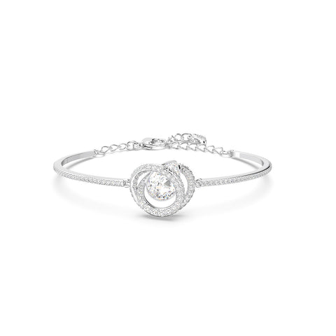 Swarovski Women's Silver Rhodium-Plated Generation Bangle Bracelet | Swarovski In Lebanon
