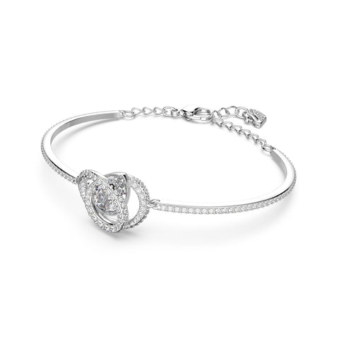 Swarovski Women's Silver Rhodium-Plated Generation Bangle Bracelet | Swarovski In Lebanon