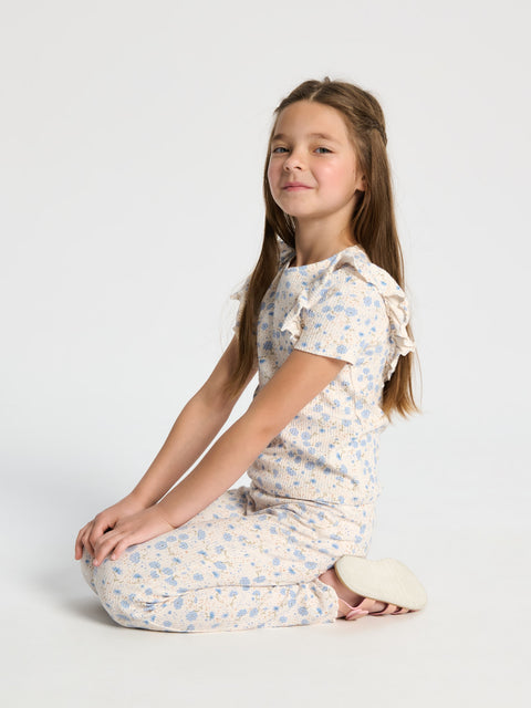 Sinsay Girl's Beige Leggings With Print | Sinsay In Lebanon
