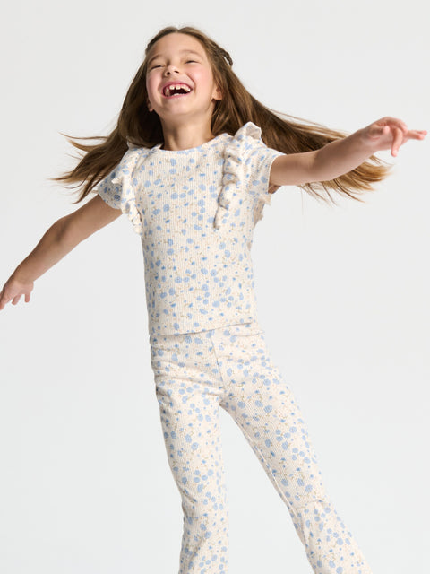 Sinsay Girl's Beige Leggings With Print | Sinsay In Lebanon