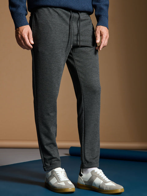Sinsay Men's Dark Grey Slim Fit Sweatpants  | Sinsay in Lebanon