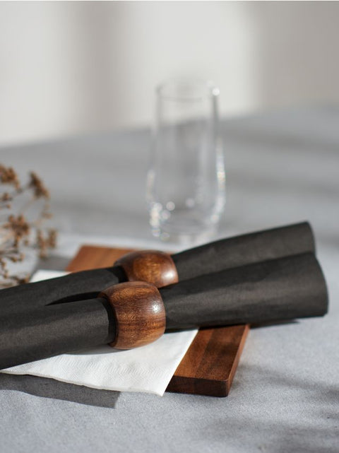 Sinsay Brown Wooden Napkin Ring | Sinsay In Lebanon