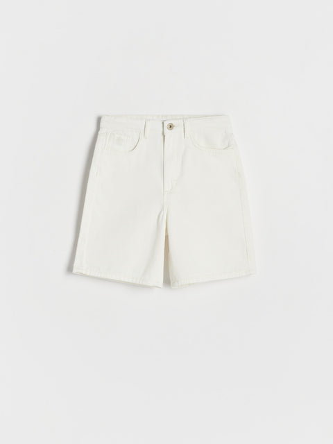 Reserved Girl's White Texas Bermuda Short | Reserved In Lebanon