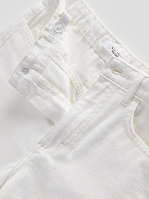 Reserved Girl's White Texas Bermuda Short | Reserved In Lebanon
