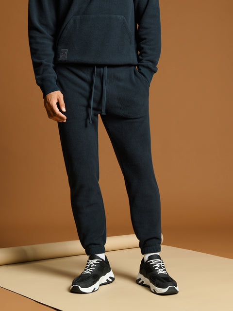Sinsay Men's Navy Tie Waist Belt Sweatpants   | Sinsay in Lebanon