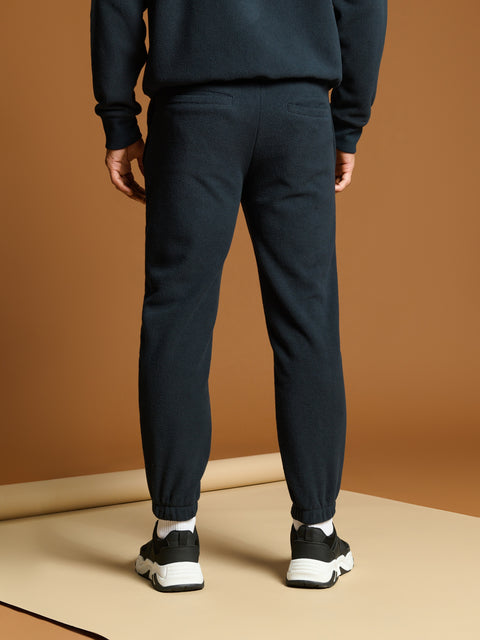 Sinsay Men's Navy Tie Waist Belt Sweatpants   | Sinsay in Lebanon