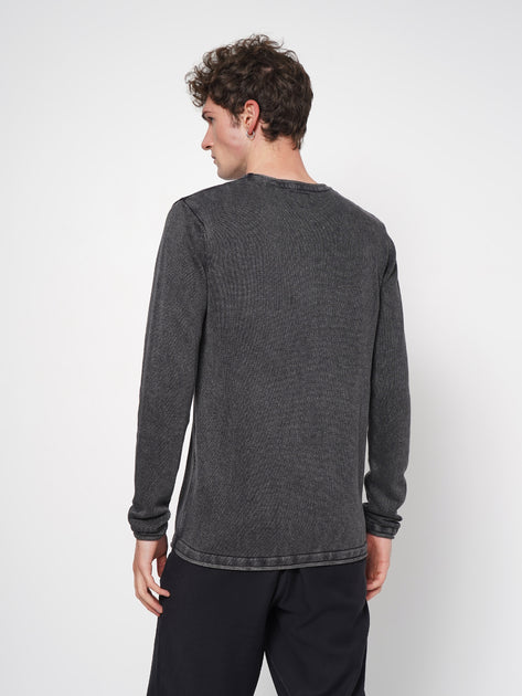 Rebel Men's Grey Navy Carlos Knit Blouse | Rebel In Lebanon