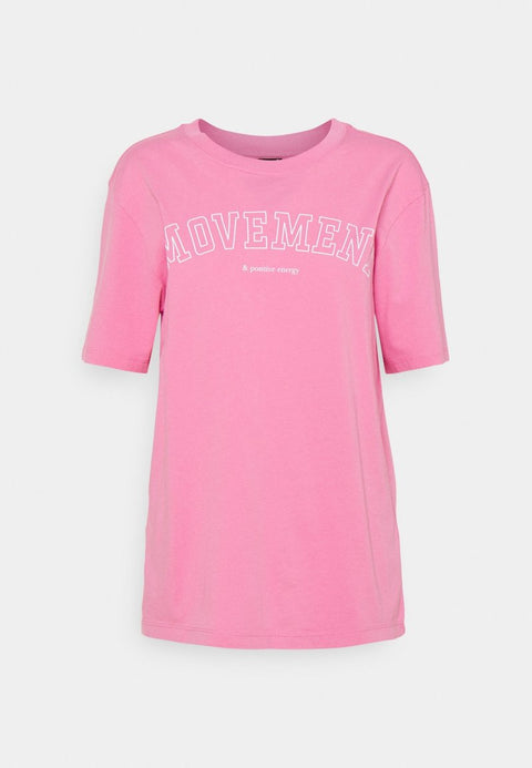 Ginatricot Women's Pink Printed T-Shirt|Ginatricot In Lebanon