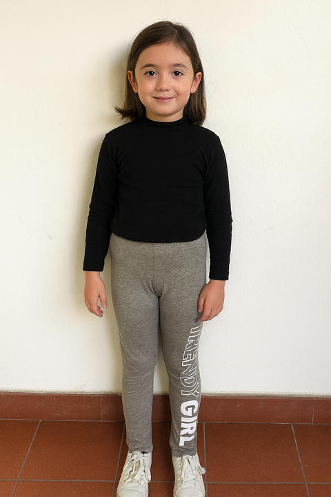 Terranova Girl's Grey Slim Pants | Terranova In Lebanon