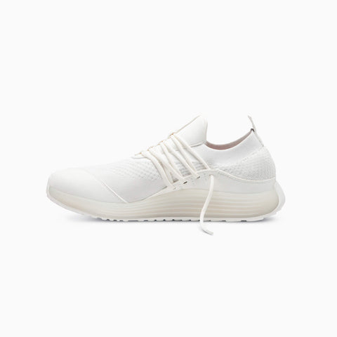 Lane Eight Men's White AD 1 Trainer Sneakers | Lane Eight In Lebanon