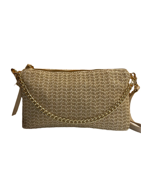 Forever 21 Women's Beige/Gold Crossbody Bag |Forever 21 in Lebanon