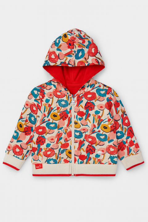 Boboli Baby Girl's Multicolor Zippered Jacket | Boboli in Lebanon