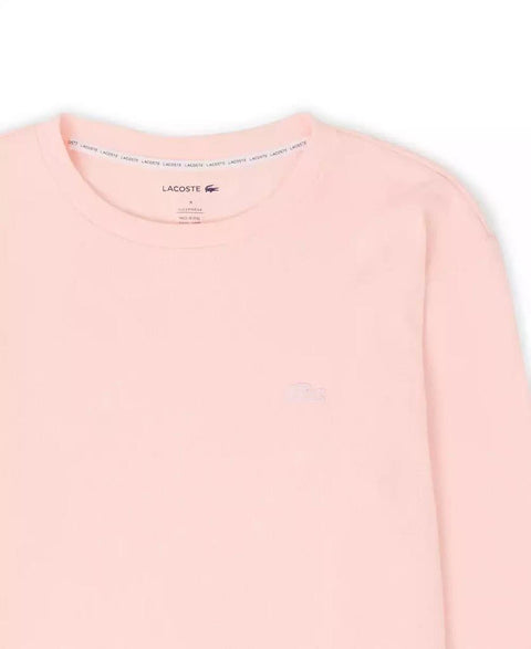 Lacoste Men's Pink Waffle-Knit Thermal Sleep Blouse |Lacoste In Lebanon