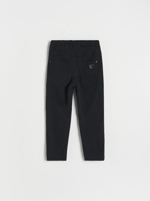 Black pants on a white background