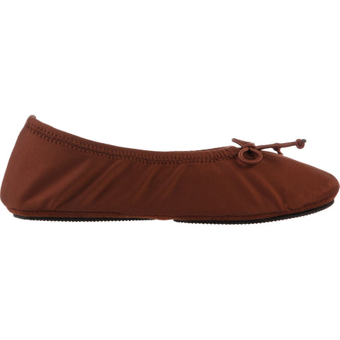 Isotoner Women's Brown Sloan Recycled Spandex Ballerina Panduf | Isotoner In Lebanon